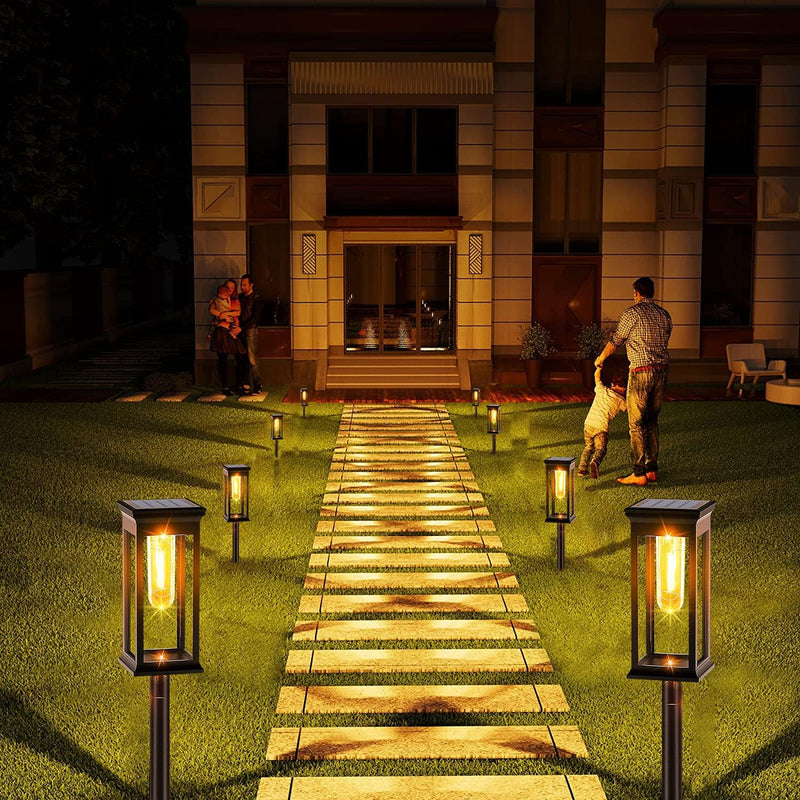 piquet lumineux solaire Noire Carré