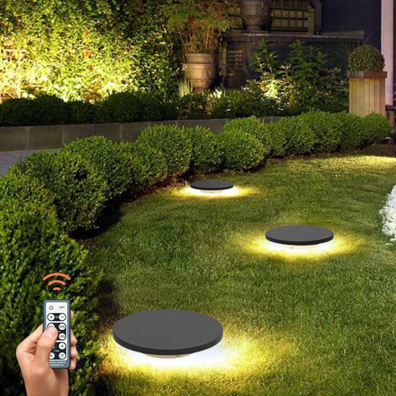 Lampe solaire design Plaque de luxe pour jardin (Alu)