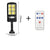 Lampadaire solaire Mini 120 LED COB (télécommande)