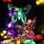 Guirlande Solaire Multicolore <br> "Papillon de Cristal"
