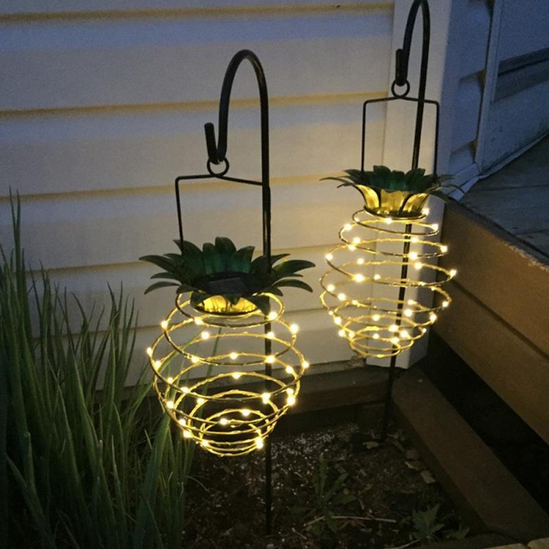 Lanterne Solaire"Lumières d'Ananas"