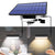 Lampe solaire jardin Murale double 30 LED