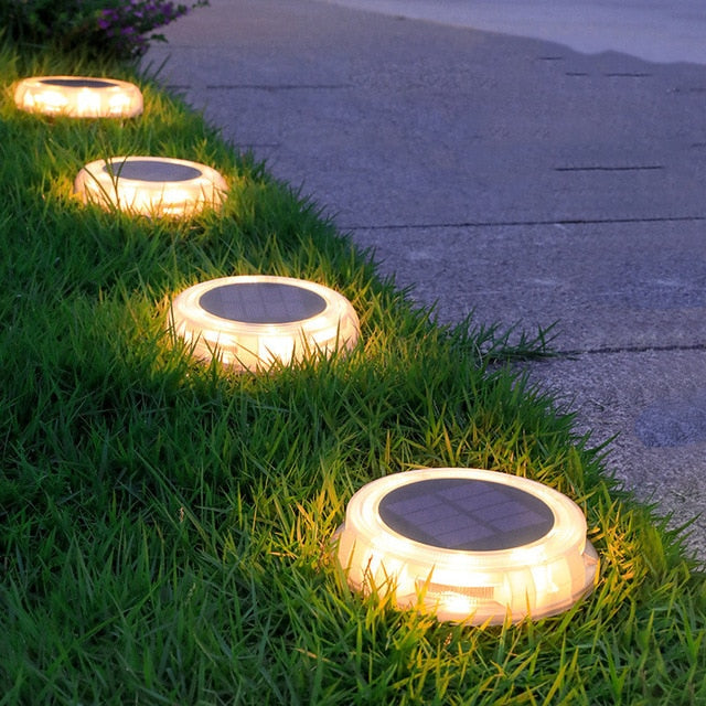 lampes solaires de sol jardin