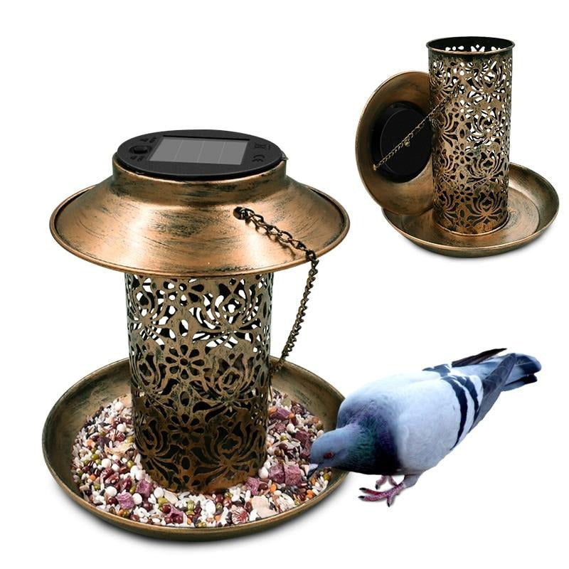 mangeoire oiseaux solaire