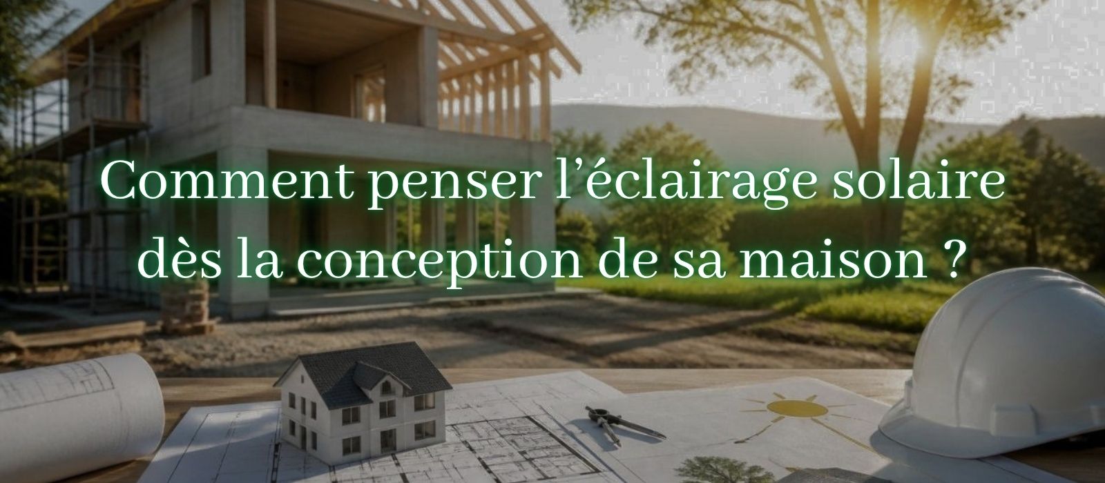 Comment penser l’éclairage solaire dès la conception de sa maison