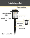Borne solaire LED