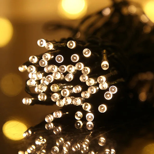 Guirlande Solaire <br> Lumière de Fée Blanc Chaud
