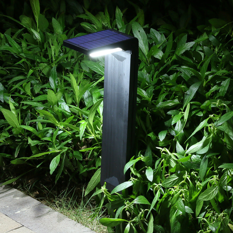 Lampe solaire jardin design Noire