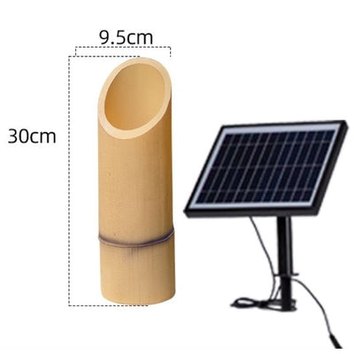 Lampe Solaire Exterieur Bambou