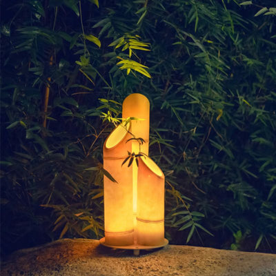 Lampe Solaire Exterieur Bambou