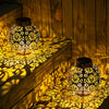 lanterne-solaire-metal-fleur-jaune