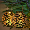 lanterne-solaire-metal-fleur-led