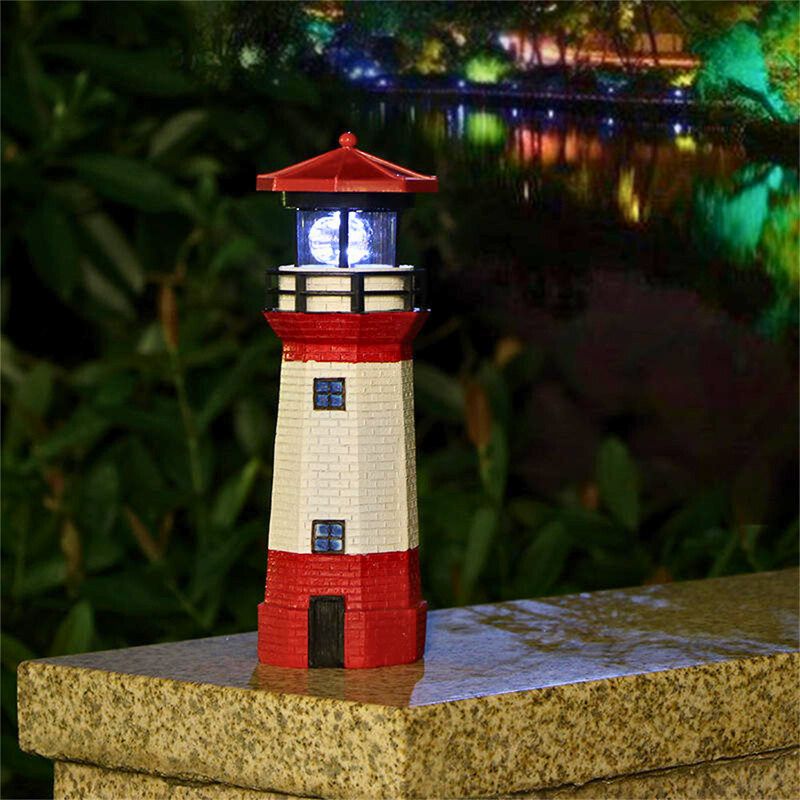 Phare LED solaire Rouge