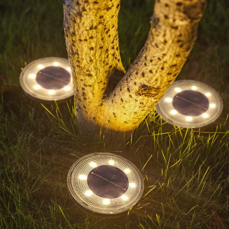 Spot solaire encastrable 8 LED