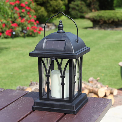 Lanterne Solaire Cimetiere bougie blanche