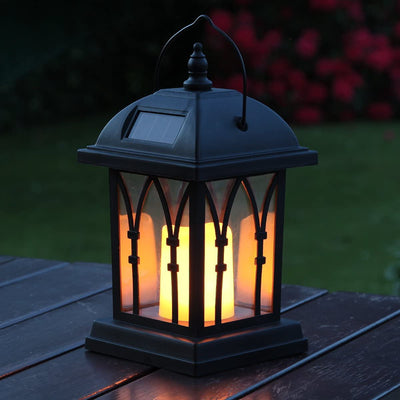 Lanterne Solaire Cimetiere noir