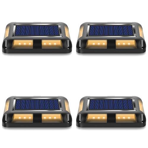 LED Lampe Solaire au Sol 4 pcs