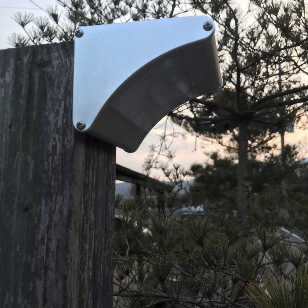 Applique Murale Solaire Lampe 24 LED en Aluminium