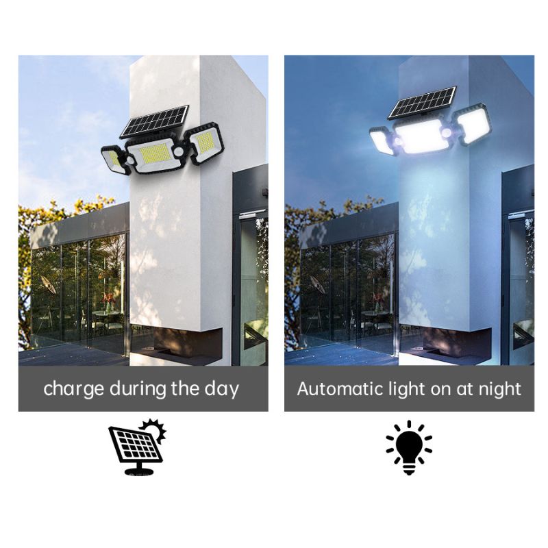 Applique Murale Exterieur Solaire Detecteur de Mouvement - Lampe Solar