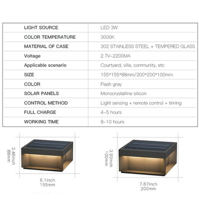 Applique solaire extérieur design