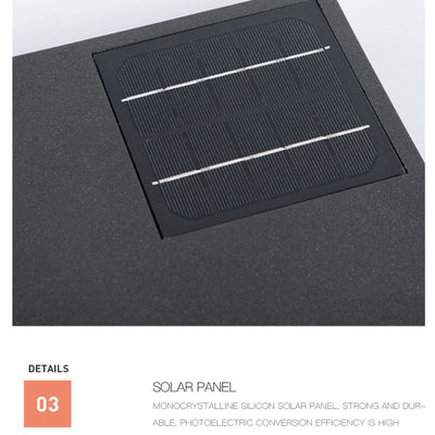 Eclairage exterieur solaire design