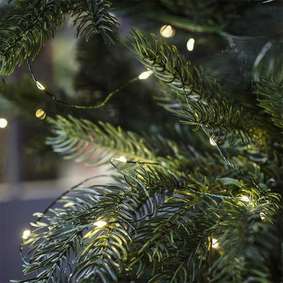 Guirlande Solaire Fil de Cuivre Vert (100/200 LED)