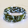 Guirlande Solaire Fil de Cuivre Vert (100/200 LED)