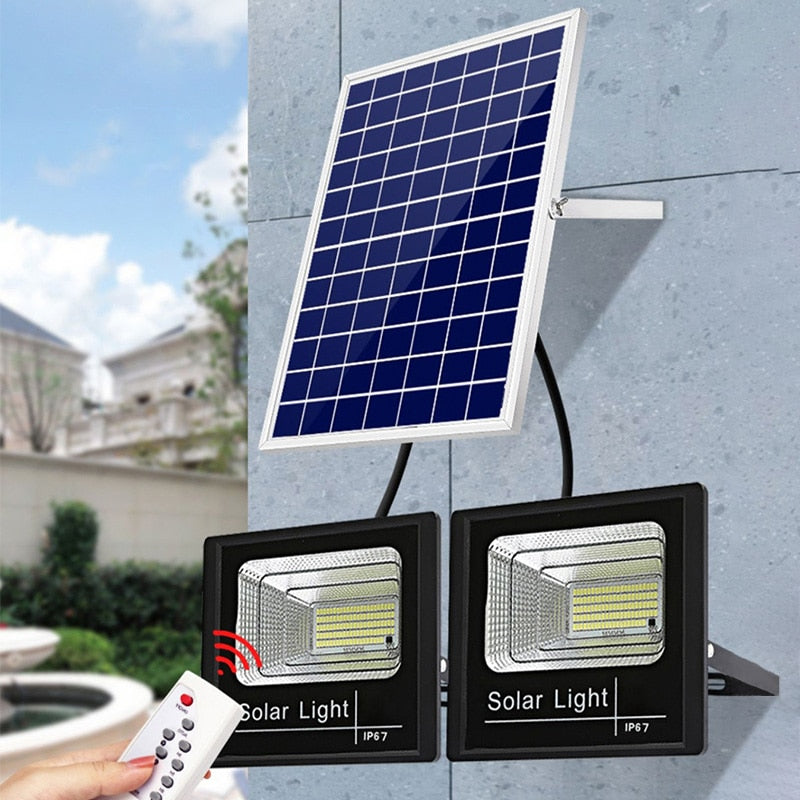 Eclairage LED Exterieur Solaire Puissant  Lampe Solar® Étiqueté Lampe  Solaire