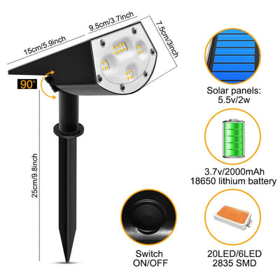 Lampe solaire jardin a piquer