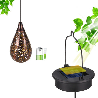 Lanterne Lumineuse Solaire fleurs
