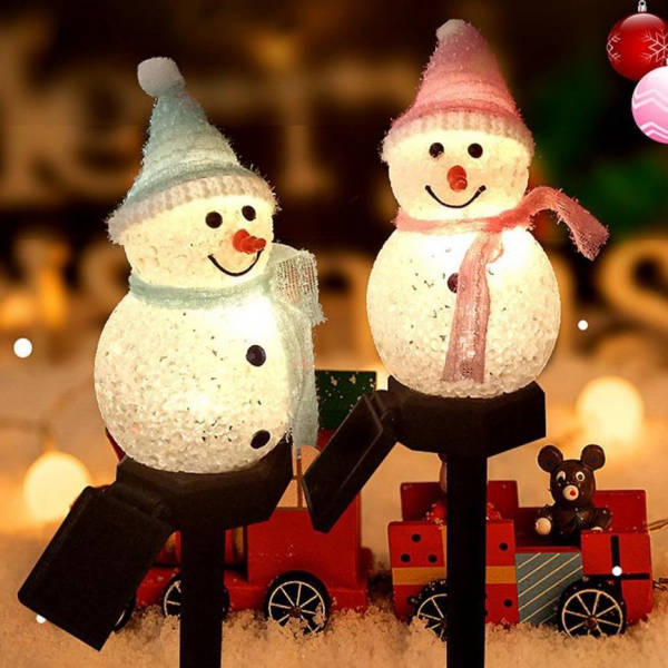 bonhomme de neige solaire