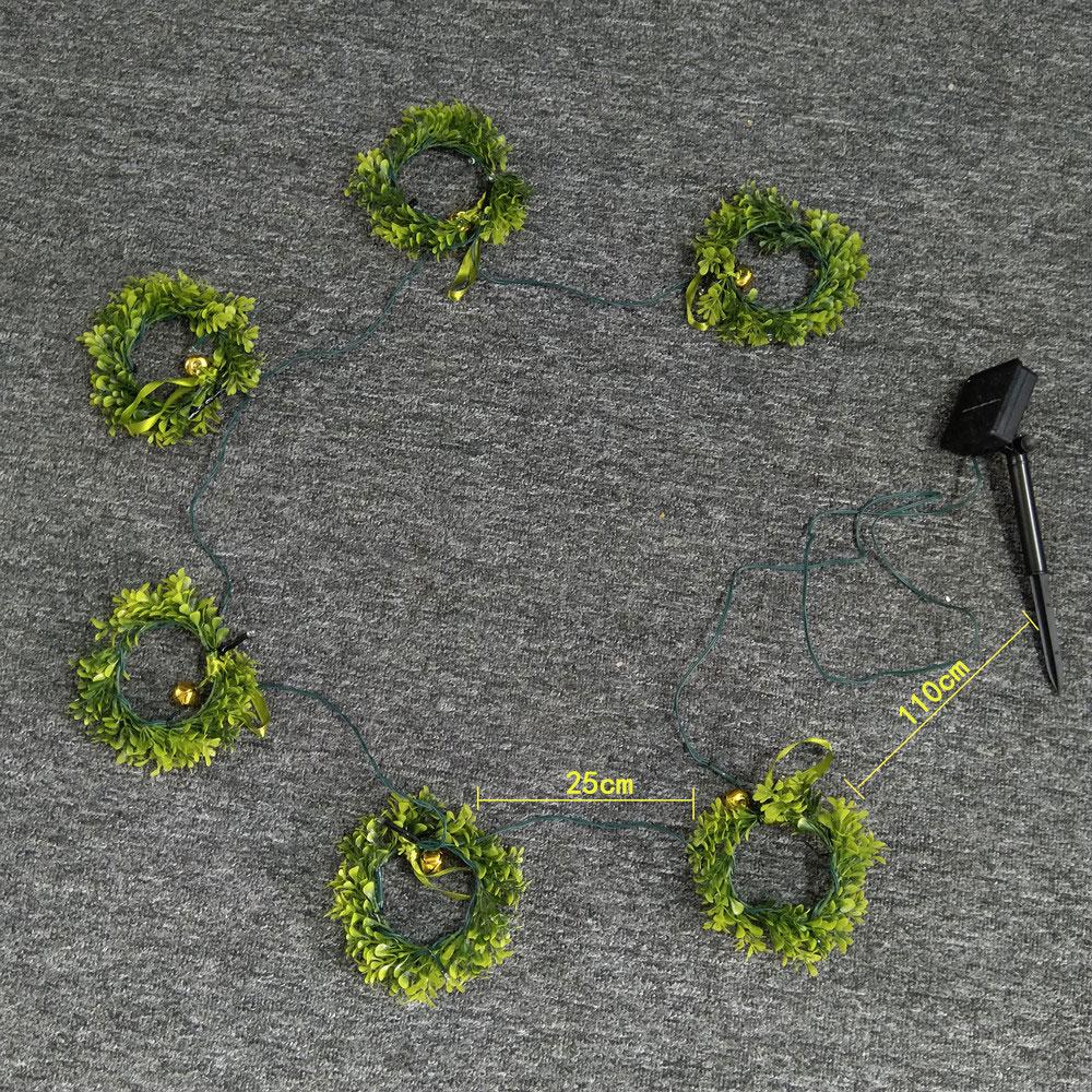 Couronne Noel Lumineuse Exterieur Lampe Solar