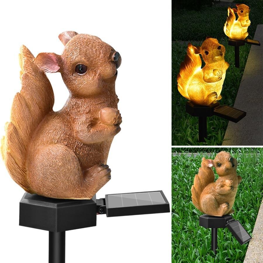 Ecureuil solaire - Animaux lumineux solaire