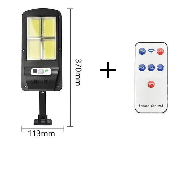 Lampadaire solaire Mini 128 LED COB (télécommande)