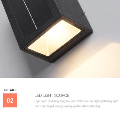 Lampe de jardin solaire design