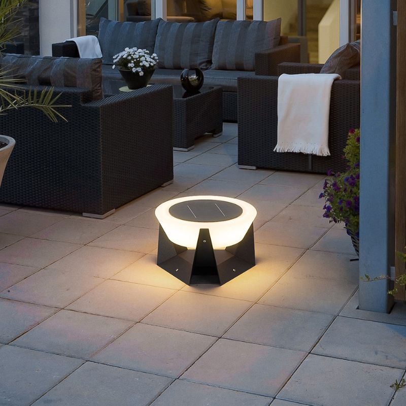 Lampe solaire design Mini Table Jardin de Luxe