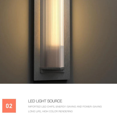 Lampe solaire terrasse design