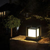 Lampe solaire design Colonne Cube