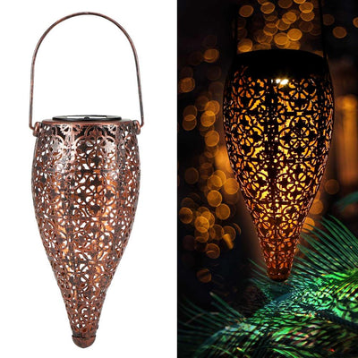 lanterne de jardin solaire fer