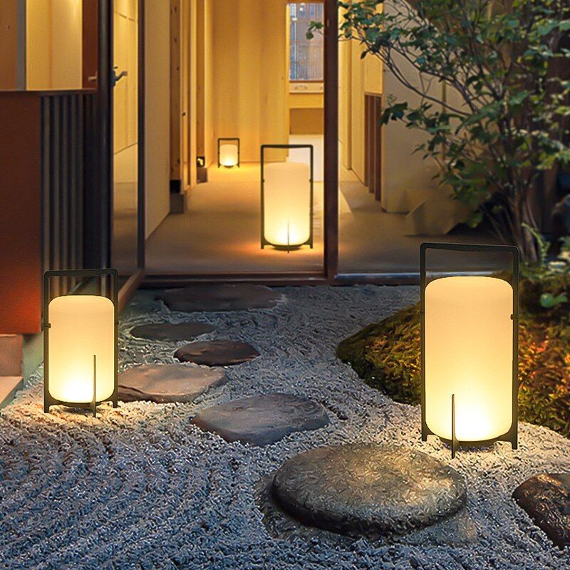 Lampe solaire design Lanterne de luxe (Inox)