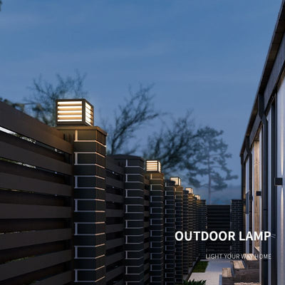 Luminaire exterieur solaire design