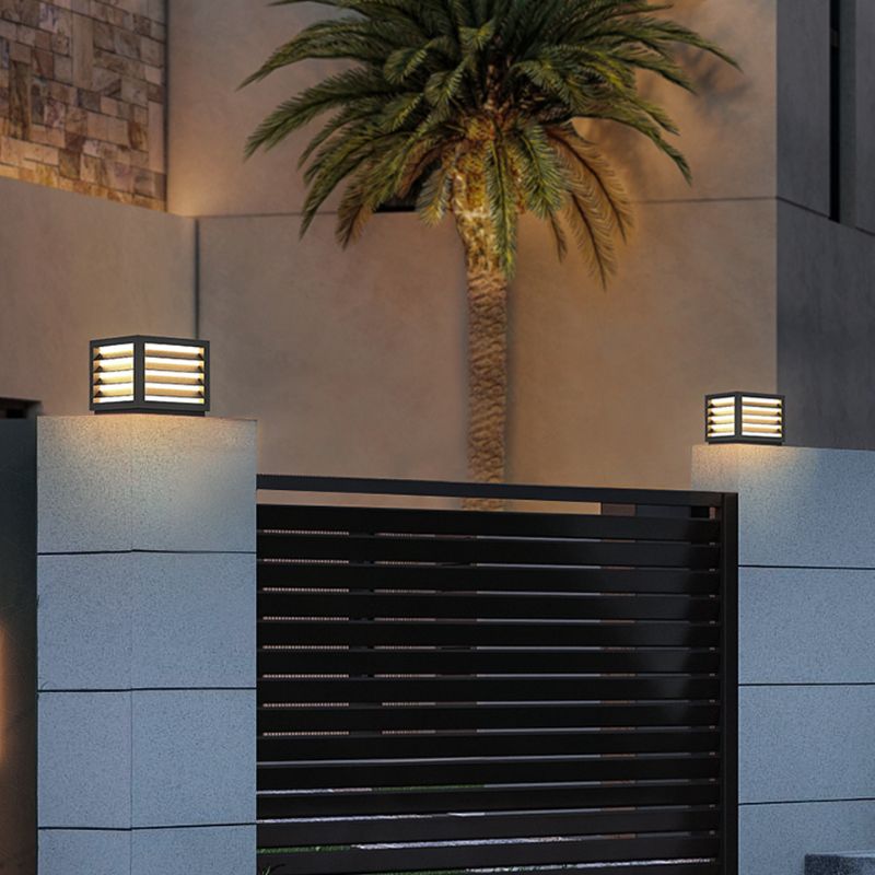 Lampe Solaire Design Extérieur Low Solar Cube LED Puissante