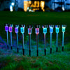Balise Solaire Jardin Multicolore | Lampe Solar