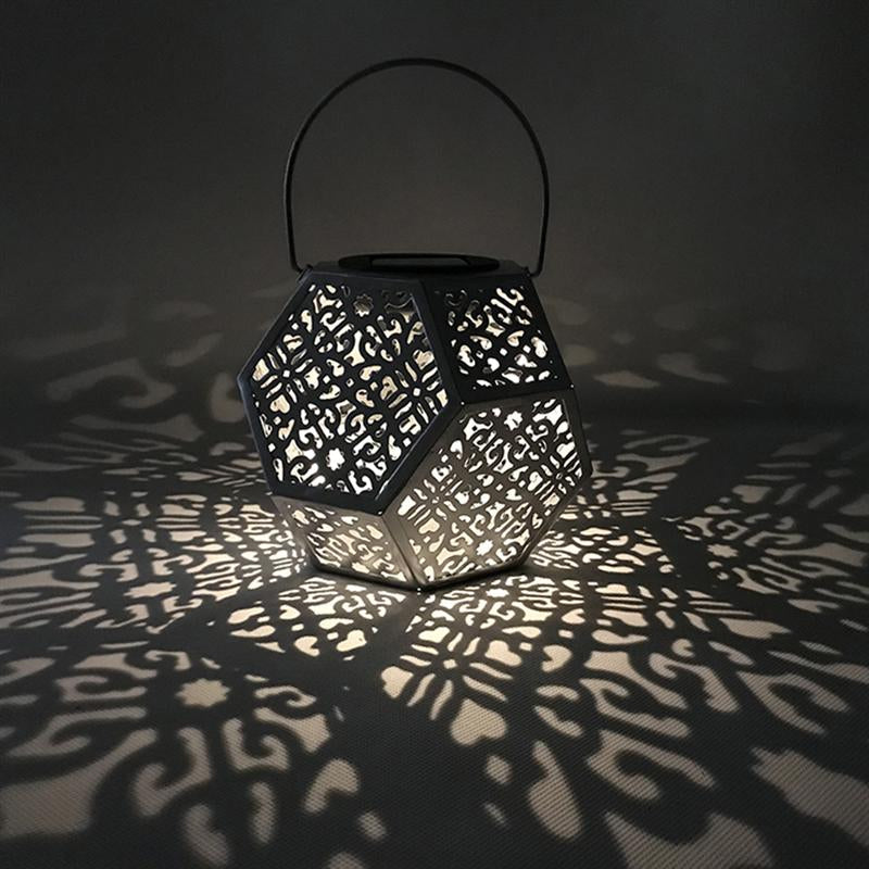 Lampe solaire décorative galet LED blanc SOLENZARA âˆ…15cm
