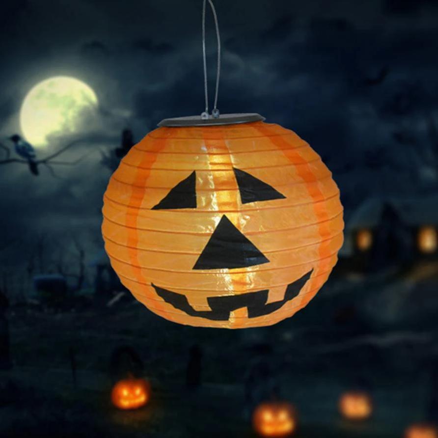 Lot De 6 Lampes Solaires Fantômes Halloween - Décoration Extérieur Jardin, 8 Modes Lumineux, étanche IP65, Piquet - 5