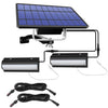 Lampe Solaire avec Panneau Déporté 30 LED double noir