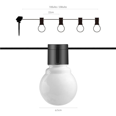 ampoule guirlande solaire