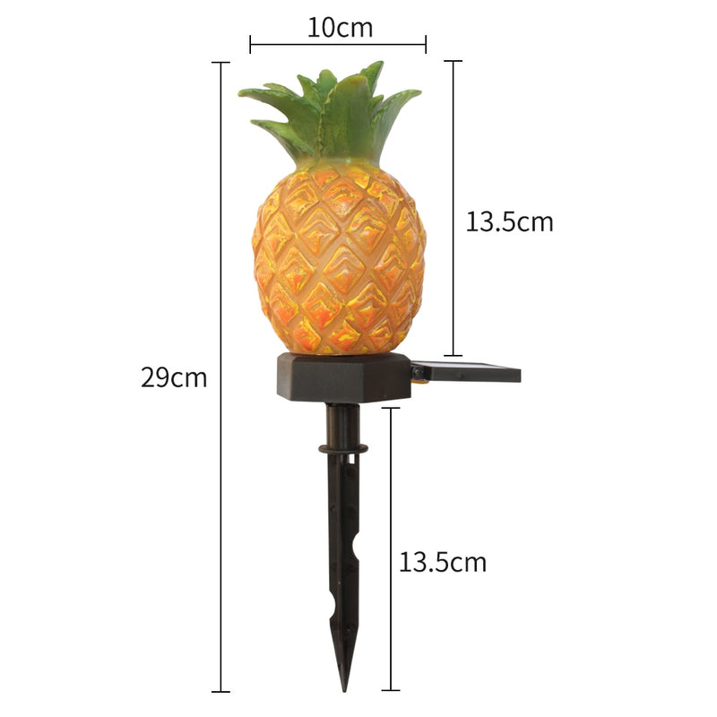 lampe solaire ananas