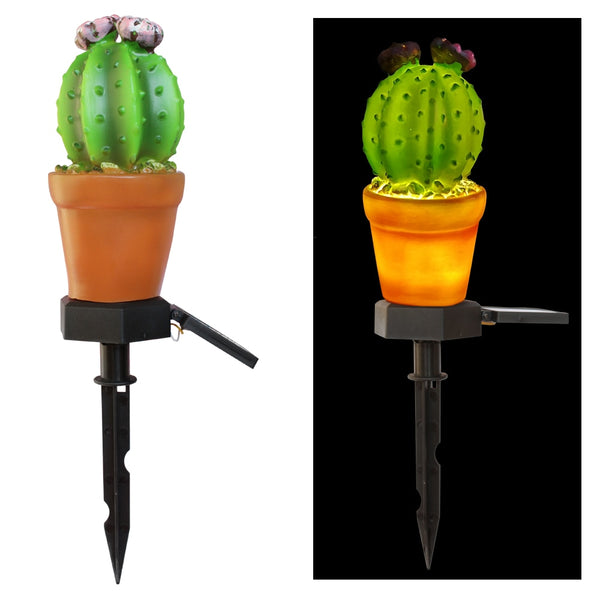 Cactus Lumineux Solaire