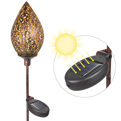 Lampe boule solaire de jardin